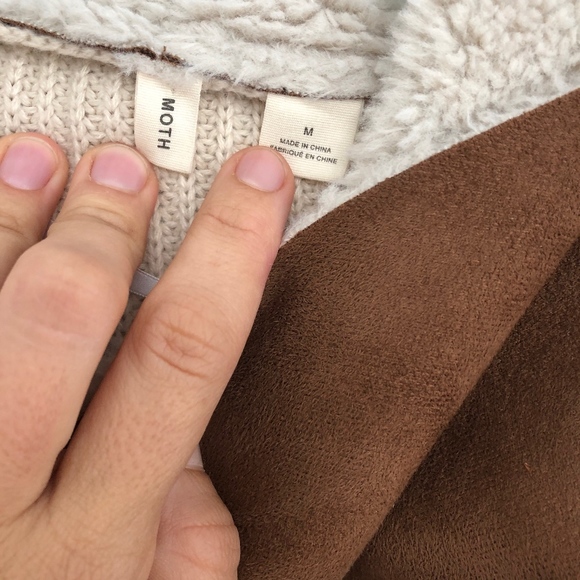 Anthropologie sherpa sweater - Picture 3 of 3